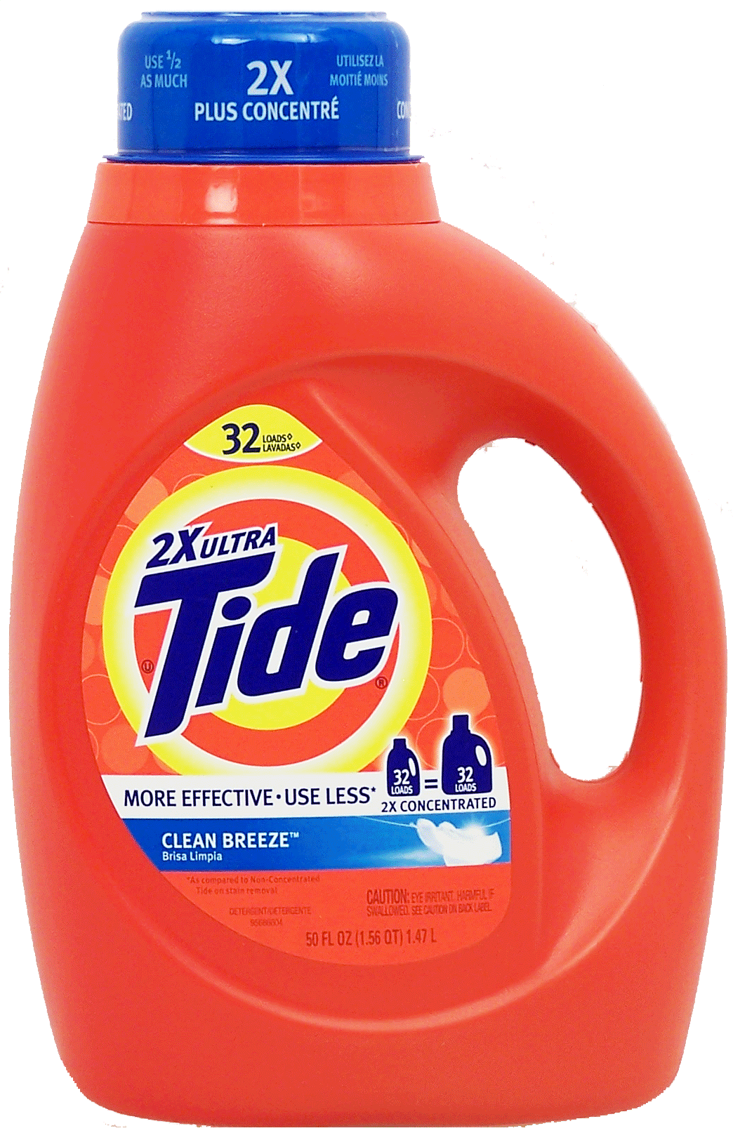 Tide&nbsp;&nbsp;detergent, clean breeze scent, 32 loads Full-Size Picture